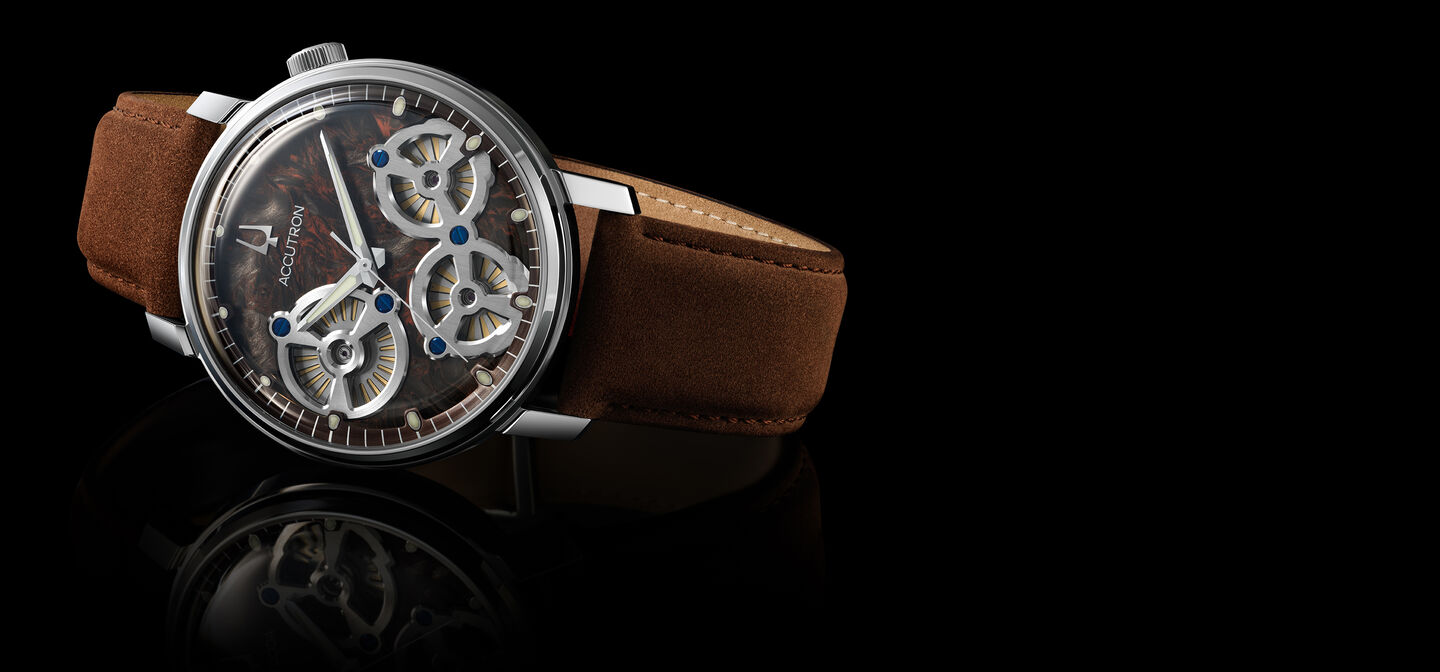 Spaceview Evolution Forged Carbon Watches; Man wearing Spaceview Evolution watch model 26A215